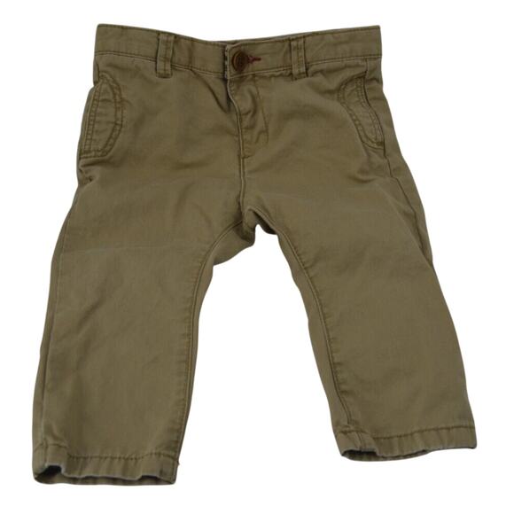 Zara Baby Sz 6-9 Months Khakis Lined Brown pants Infant - Picture 2 of 12